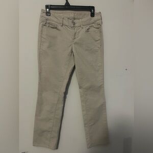 LOFT Light beige corduroy pants
